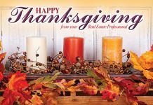 ReaMark Real Estate Thanksgiving Greeting Cards - Get More Referrals and Send Some Holiday Cheer.